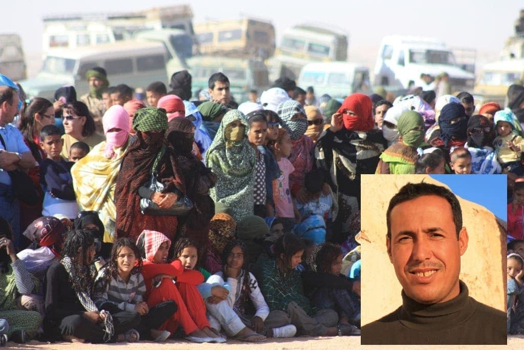 Jugendliche Zuschauer an einem Kulturfestival 2009 in den sahraouischen Flüchtlingslagern in Algerien.