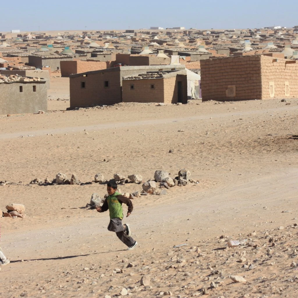 The Sahrawi refugee camp near Tindouf (Algeria).