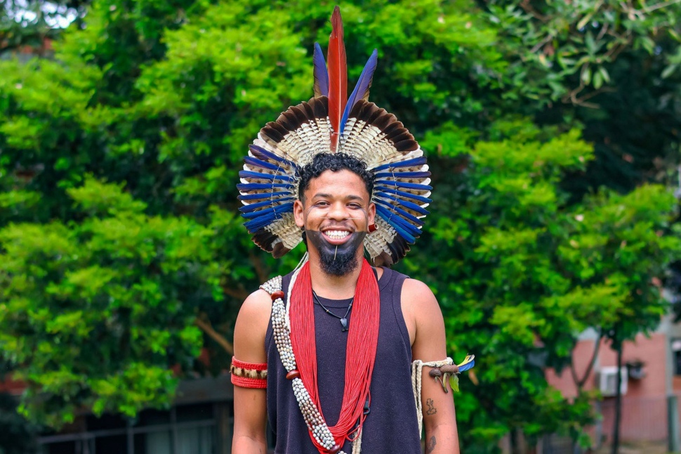 Portrait Joao_indigener Jugendarbeiter aus Brasilien terre des hommes schweiz