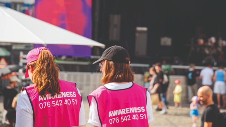 Awareness-Team am imagine Festival - terre des hommes schweiz