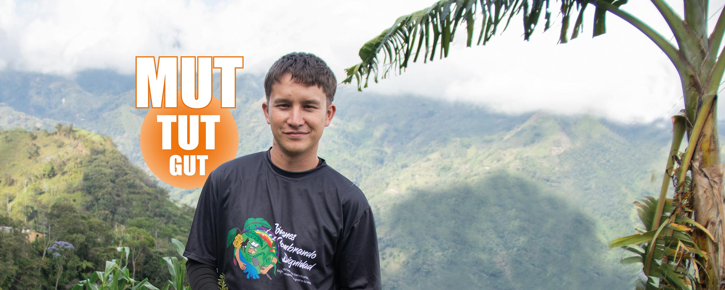 Portrait of a Young Farmer in Colombia - terre des hommes schweiz