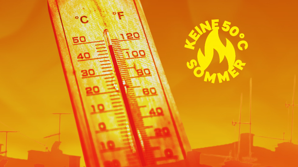 Keine 50-Grad-Sommer, Klimademo Schweiz, terre des hommes schweiz