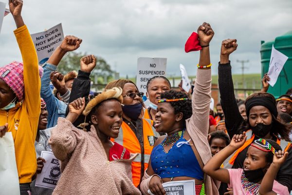 Stopp Gewalt Demo2 Mit Lifeline Foto ZVG By Cebisile Mbonani