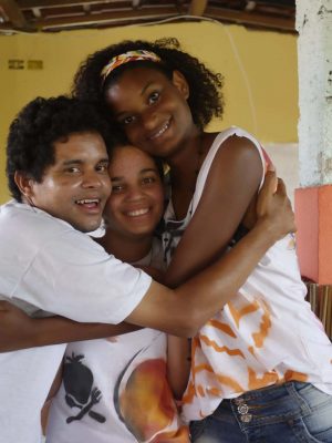 Two Brazilian youngsters from our project with Centro Sabia.