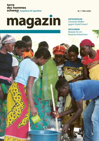 Cover Magazin terre des hommes schweiz